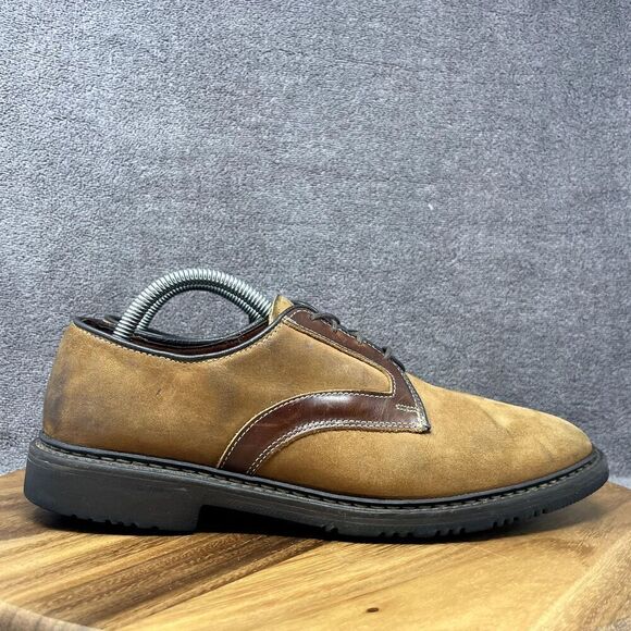 Allen Edmonds Berkshire Brown Nubuck Leather Oxford Shoes Men\'s Size 8.5 D main image 4